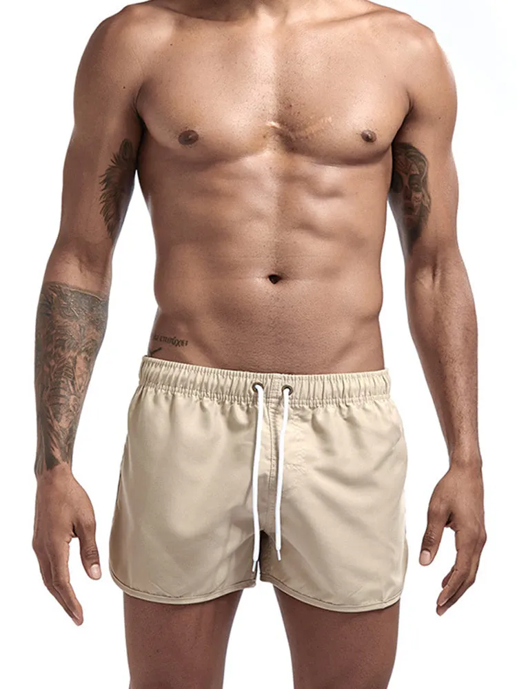 Quick Dry Beach Shorts with Drawstring