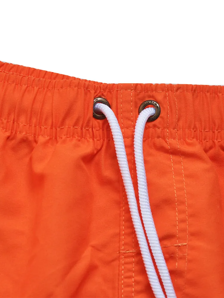Quick Dry Beach Shorts with Drawstring