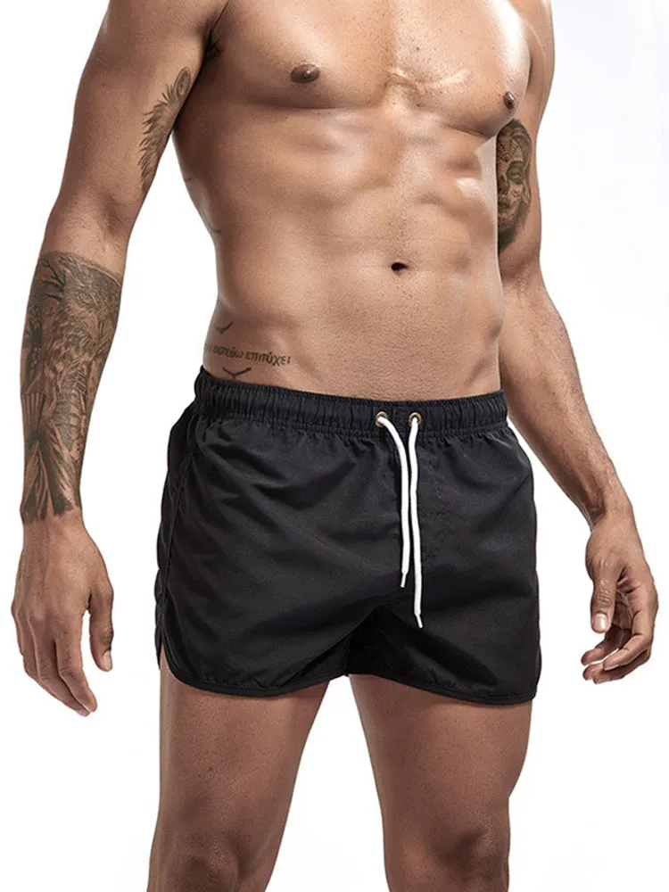 Quick Dry Beach Shorts with Drawstring