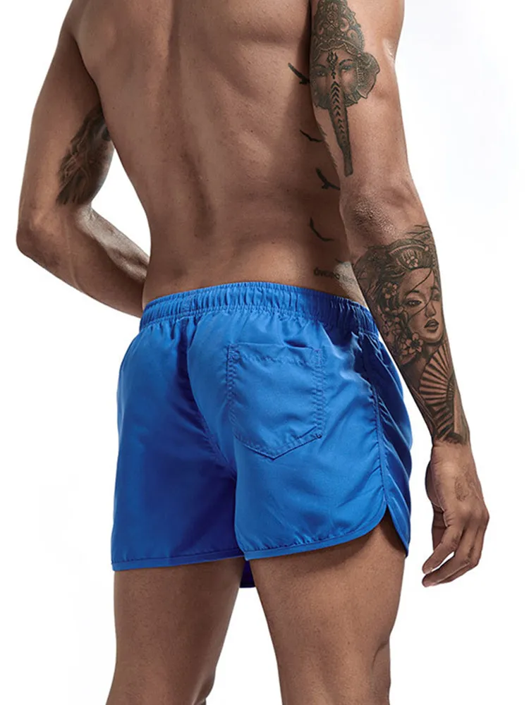 Quick Dry Beach Shorts with Drawstring