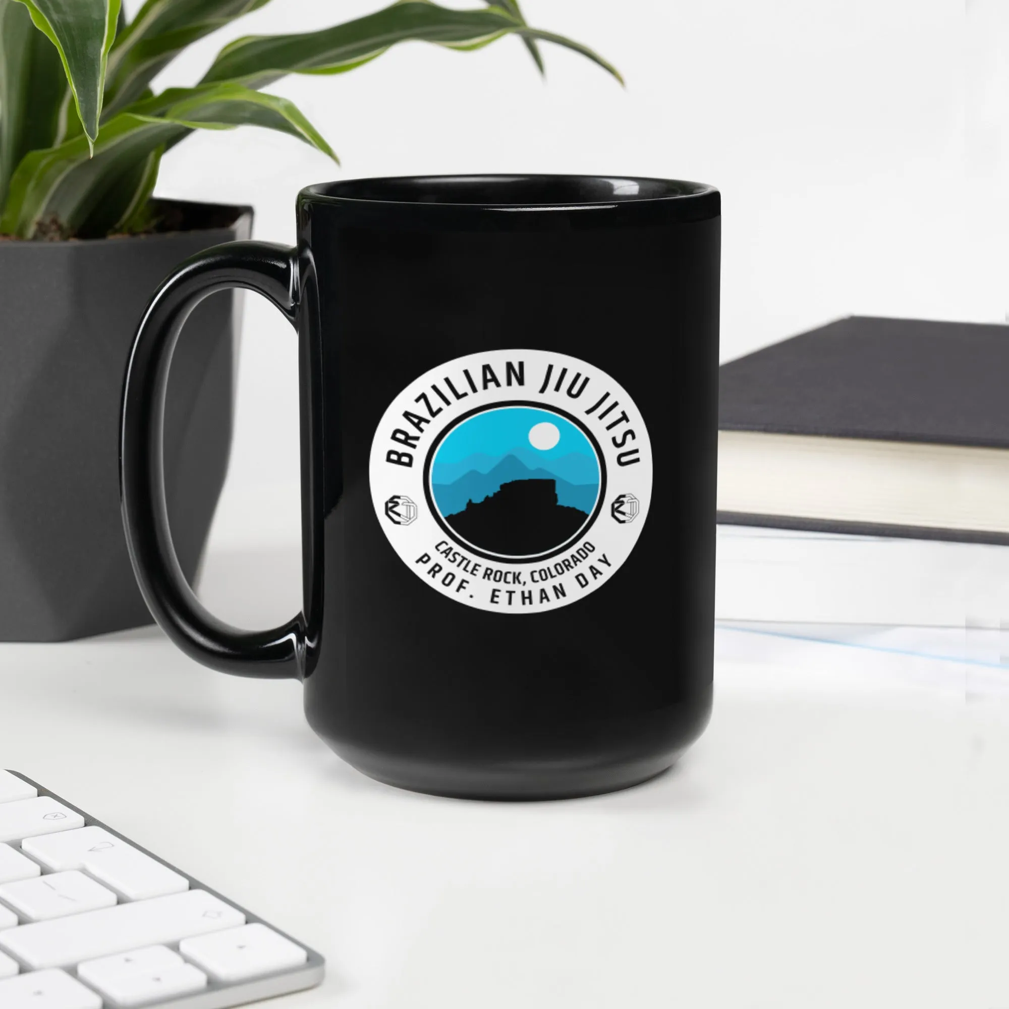 RTA COLORADO Black Glossy Mug