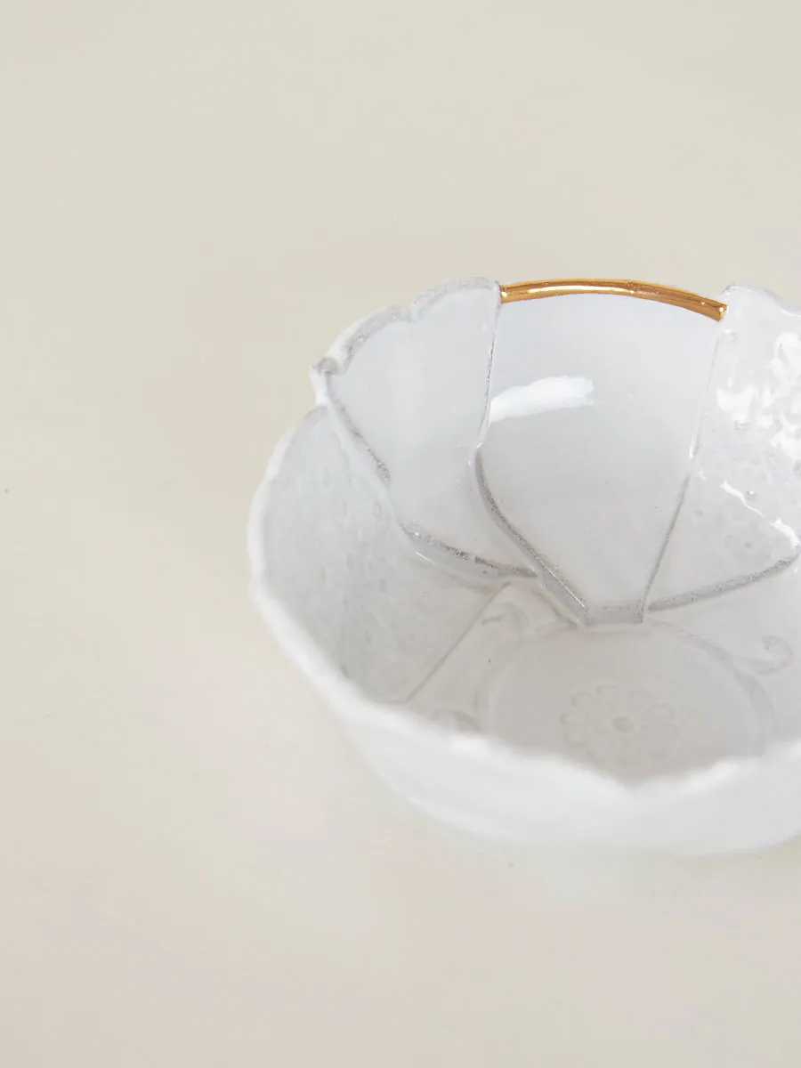 Sacai Mini Patchwork Bowl - Golden Edging