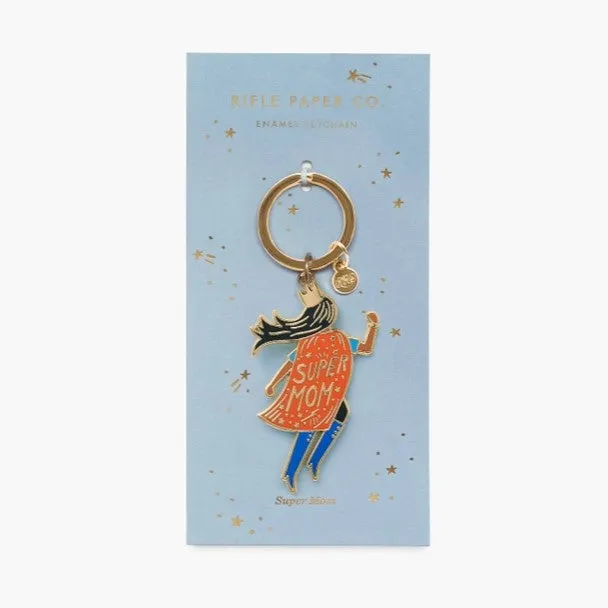 Soaring Super Mom Keychain
