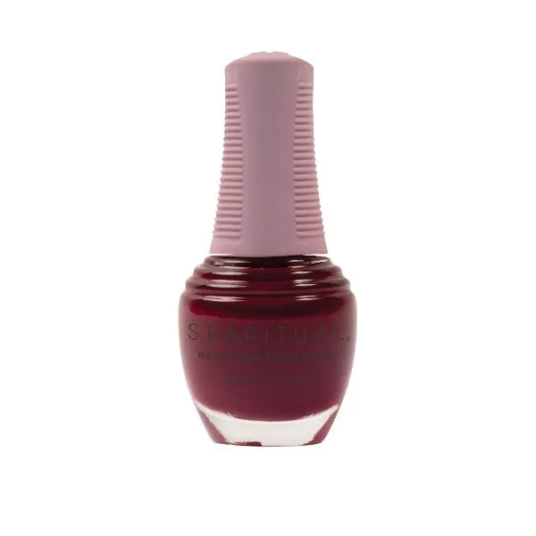 Sparitual Nourishing Lacquer Polish - Divine Essence - Deep Wine Creme - 15ML