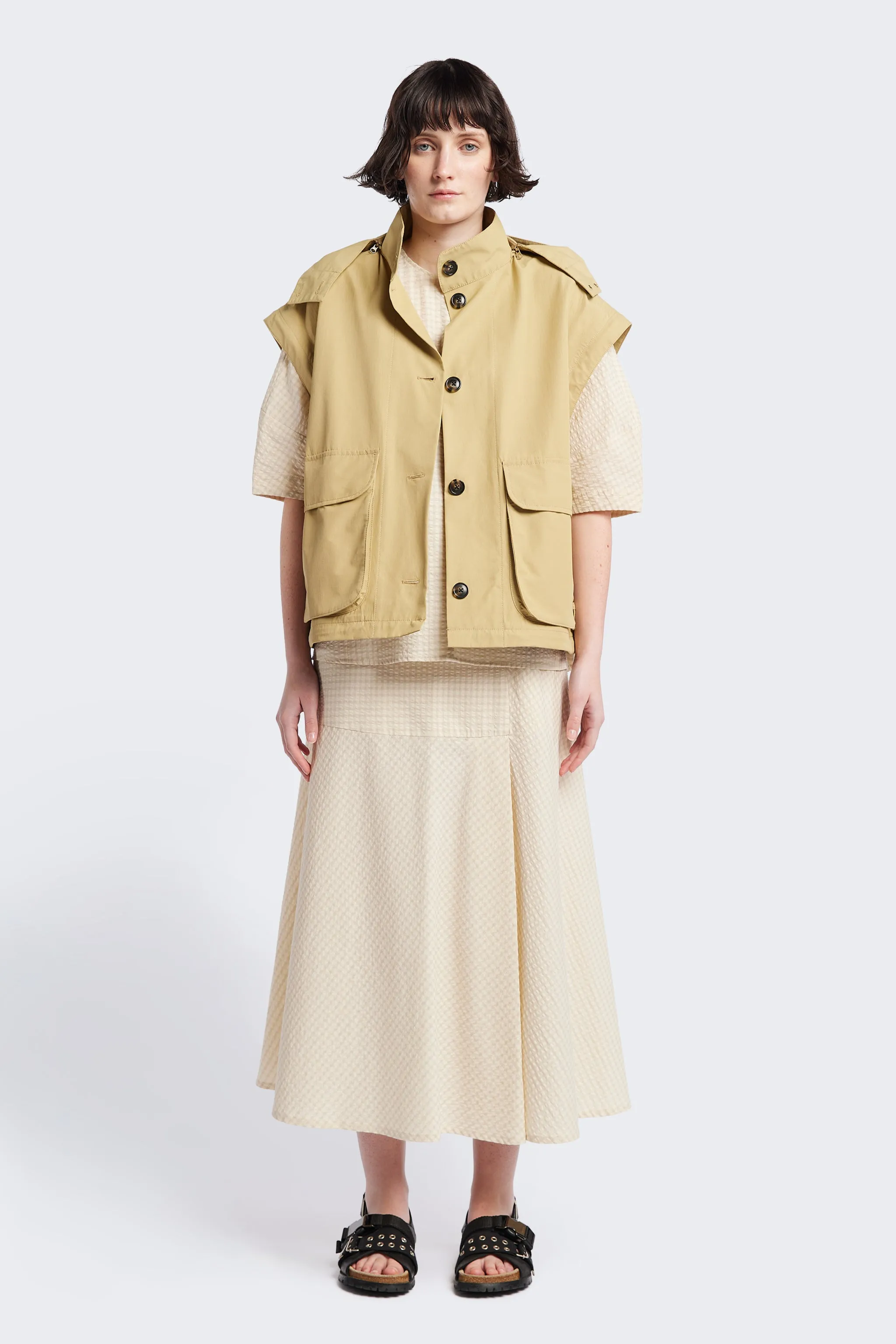Vulcan Zip Coat Sand