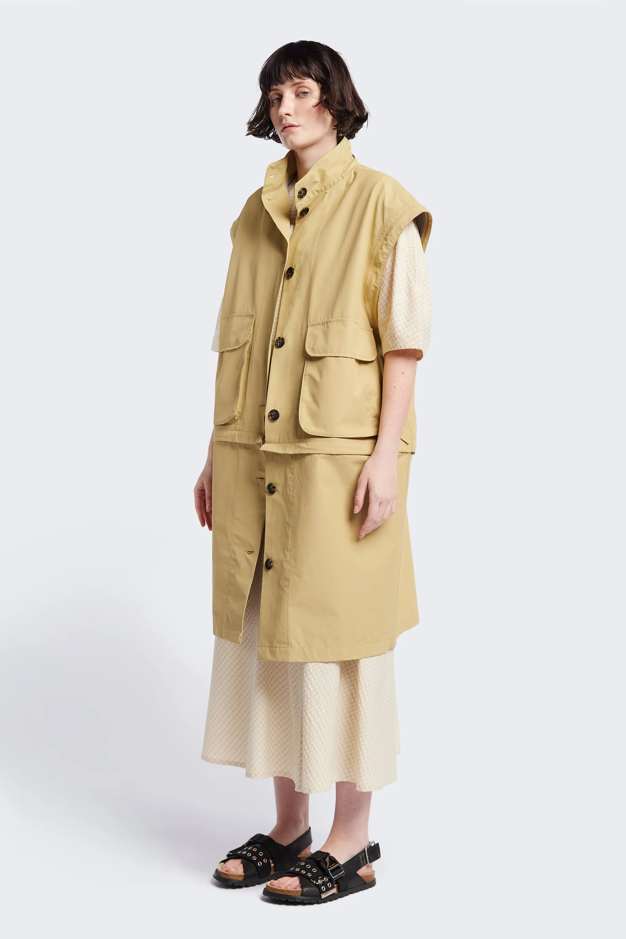 Vulcan Zip Coat Sand