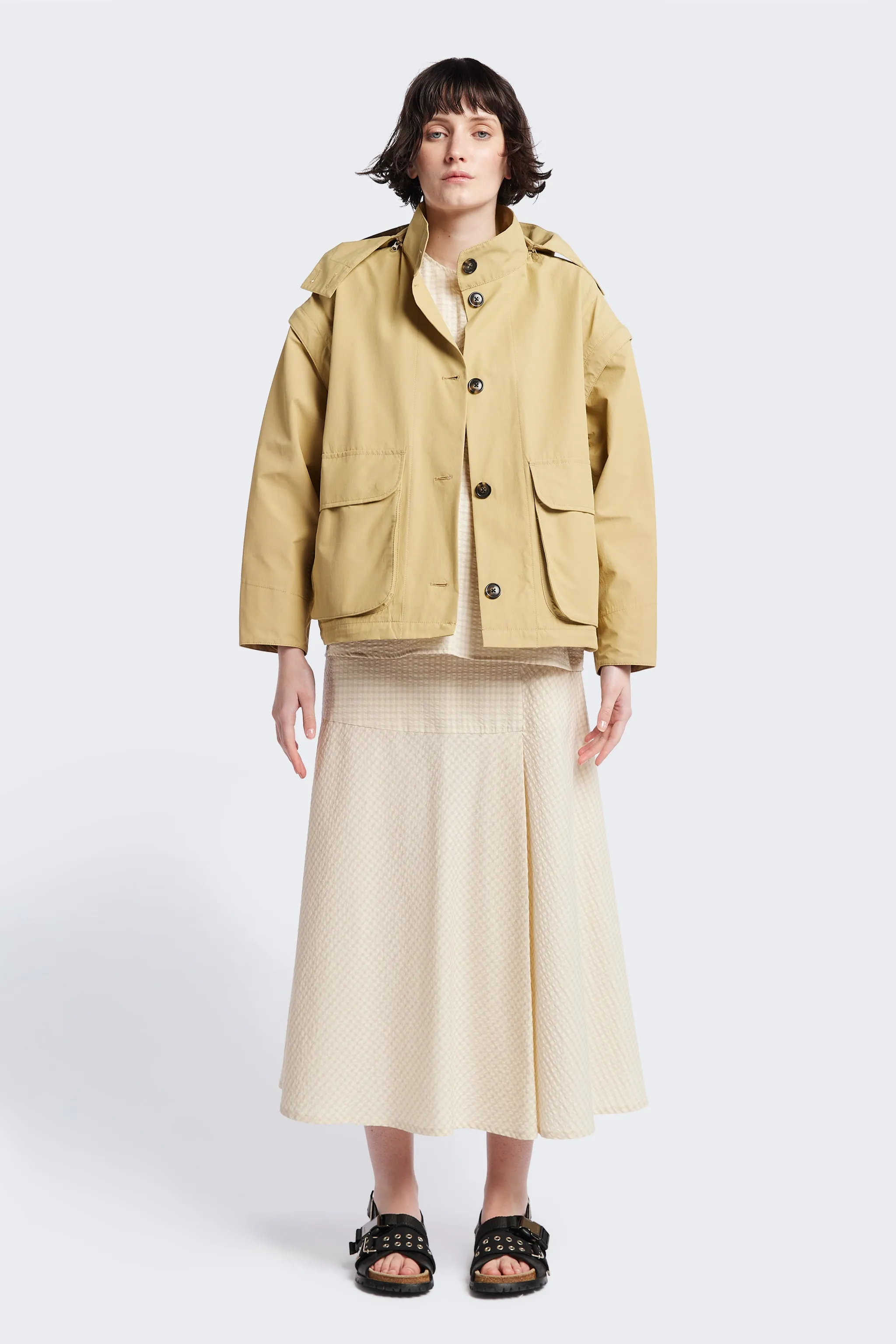 Vulcan Zip Coat Sand
