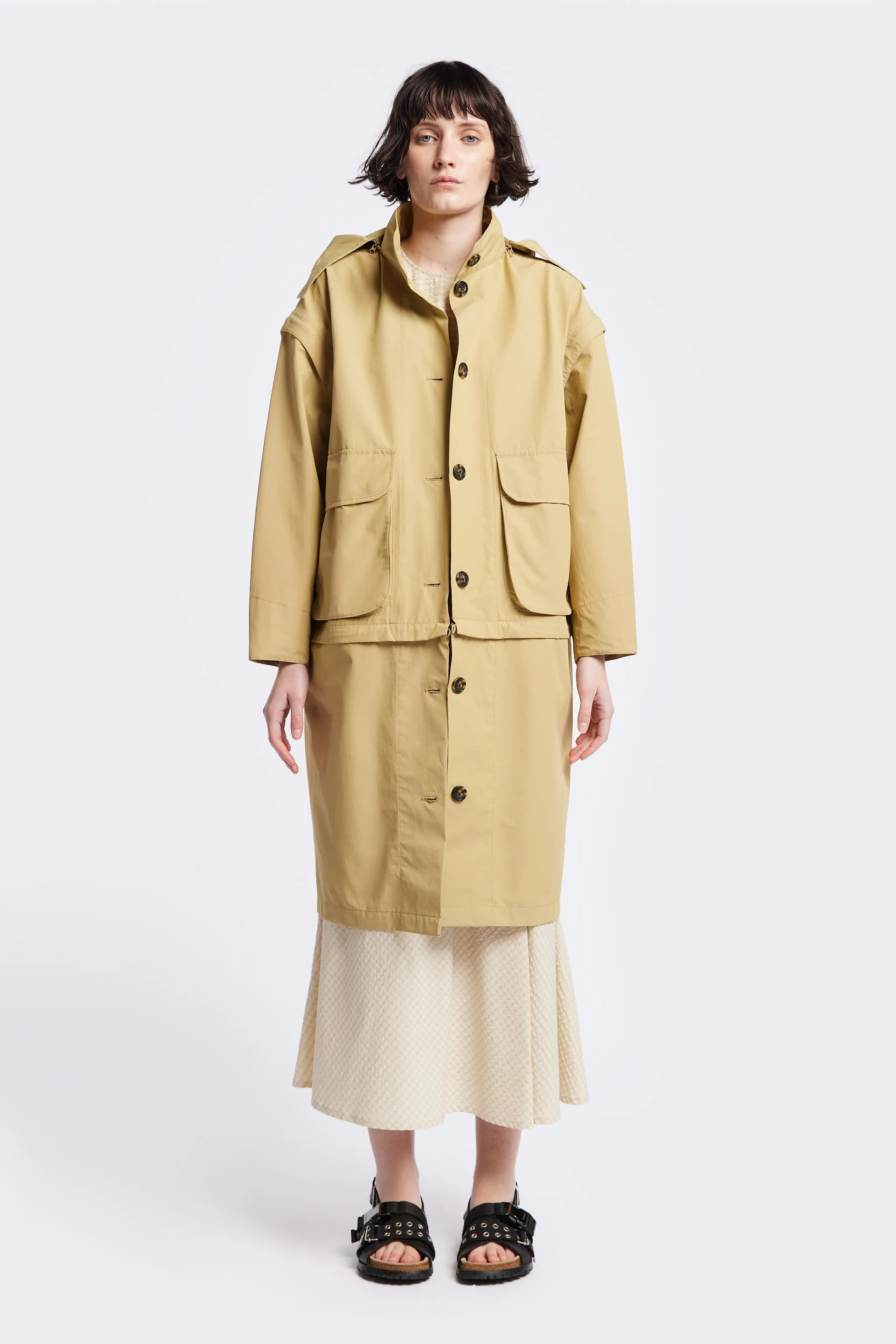 Vulcan Zip Coat Sand